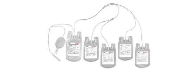 Quintuple Blood Bag with inline Leukodepletion Filter 